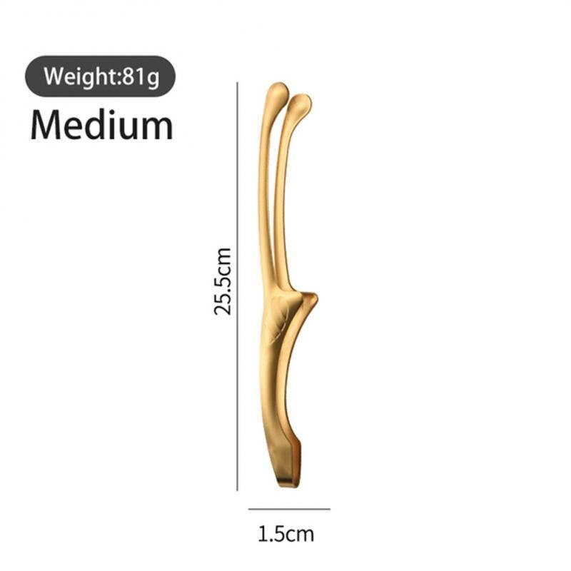 Gold Silber Edelstahl Lebensmittel Zange Koreanische Grill Zange Picknick Grill Grill BBQ Steak Klemme Backen Werkzeuge Clip Koch Zange: 05