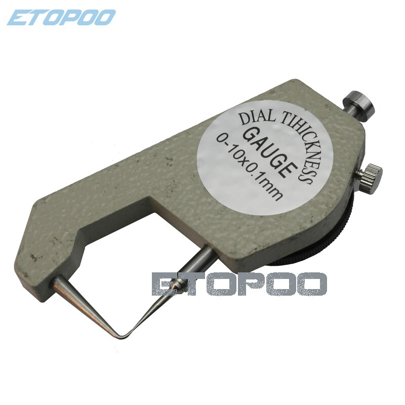 Calibrador Dental de 0-10x0,1mm con reloj de Metal, equipo de laboratorio Dental, herramientas de dentista, 1 unidad