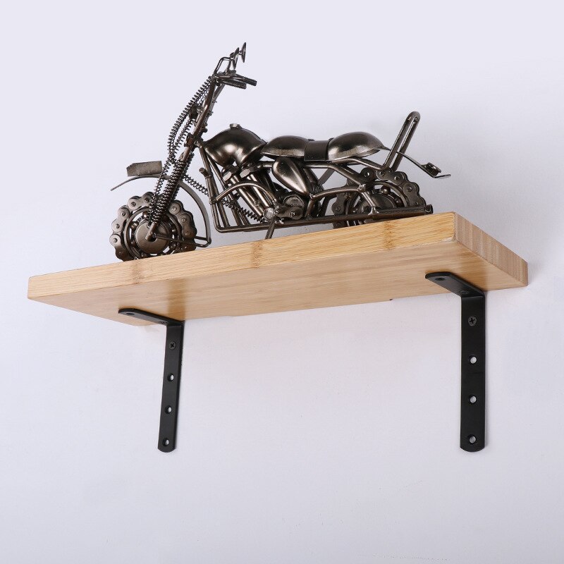 Angle steel thickened L right angle bracket 90 degree black shelf bracket connector iron angle code hardware DIY Storage bracket