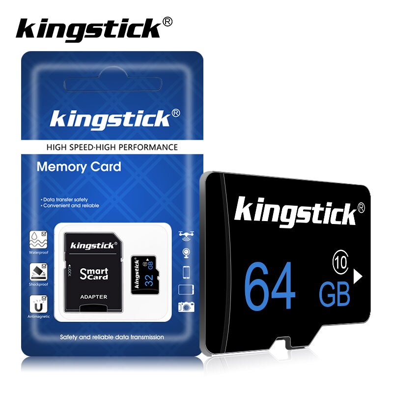 Micro SD Kaart - 256GB 128GB 64GB 32GB 16GB 4GB 8GB 512GB - 100MB/s C10 Snelheid - Adapter Meegeleverd