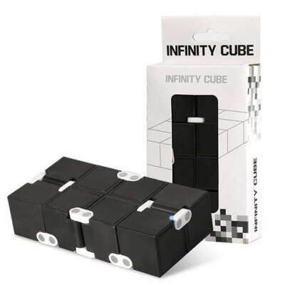 Antiestres Presse Magia Sollievo Ansia Cubo Gadget di Affari Decom Presse agli ioni di Infinite Cubo Dadi Divertimento Ufficio Puzzle Di Rilassamento Giocattoli: Cioccolato