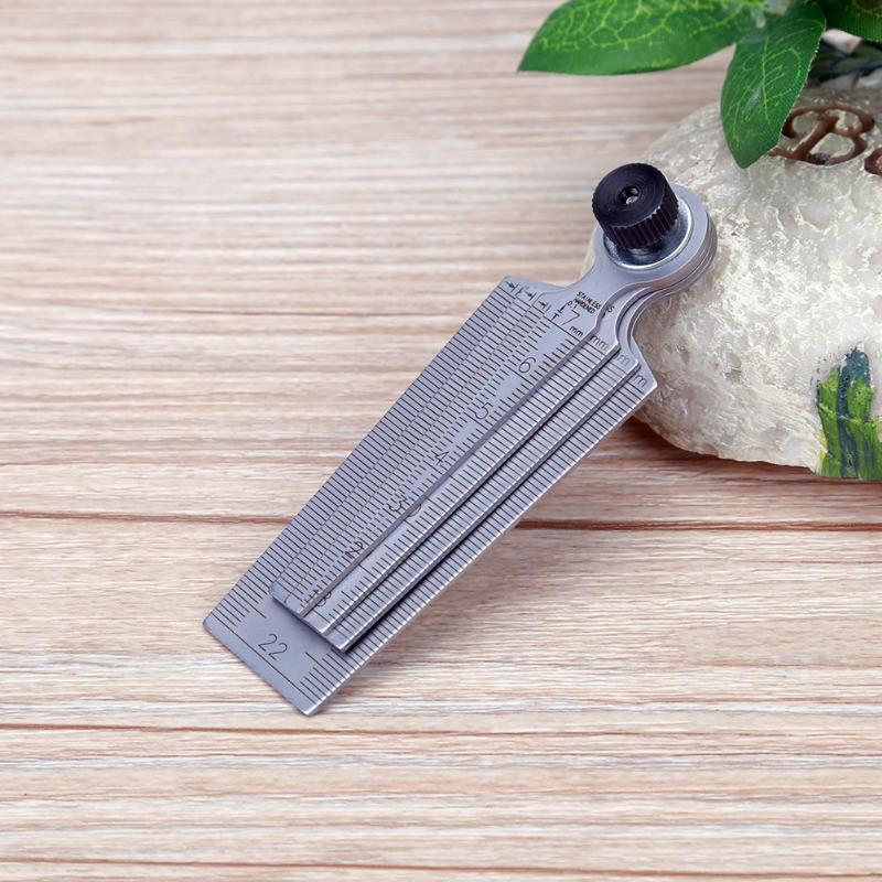 4 pcs Muti-fuction 0-29mm Steel Metric Taper Gauge Aperture Scale Wedge Feeler for Construction Railway Electric Power Die Gap