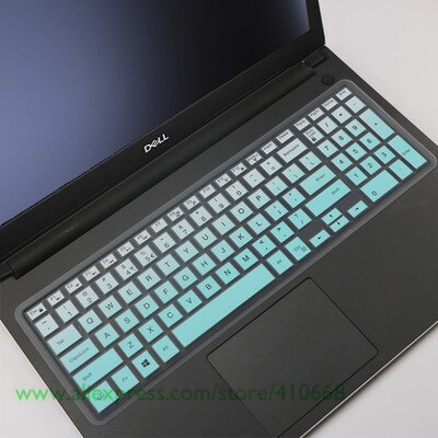 Laptop keyboard cover Protector for Dell inspiron 15 5547 15C 3000 5000 15mr 15CR 3543 15M Ins 15CR-1518L15CD 15MD 15MR M3541R: Gradualskyblue