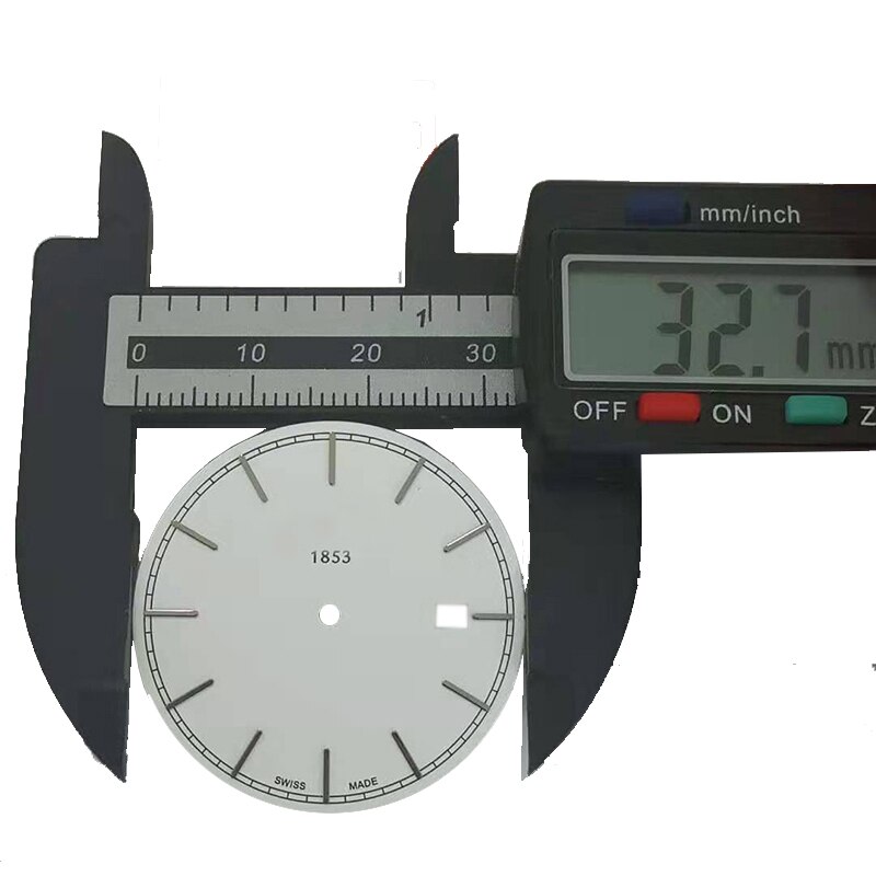 32,7mm uhr zifferblatt hände für T085410A männer quarz T085 uhr Text uhr zubehör T085410 reparatur teile