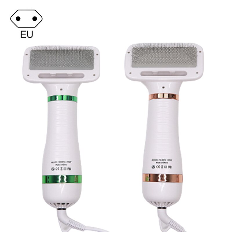 Brosse sèche-cheveux pour animaux de compagnie, peigne pour chien, chiot, chat, toilettage, Air , soins, nettoyage: 1pcs EU