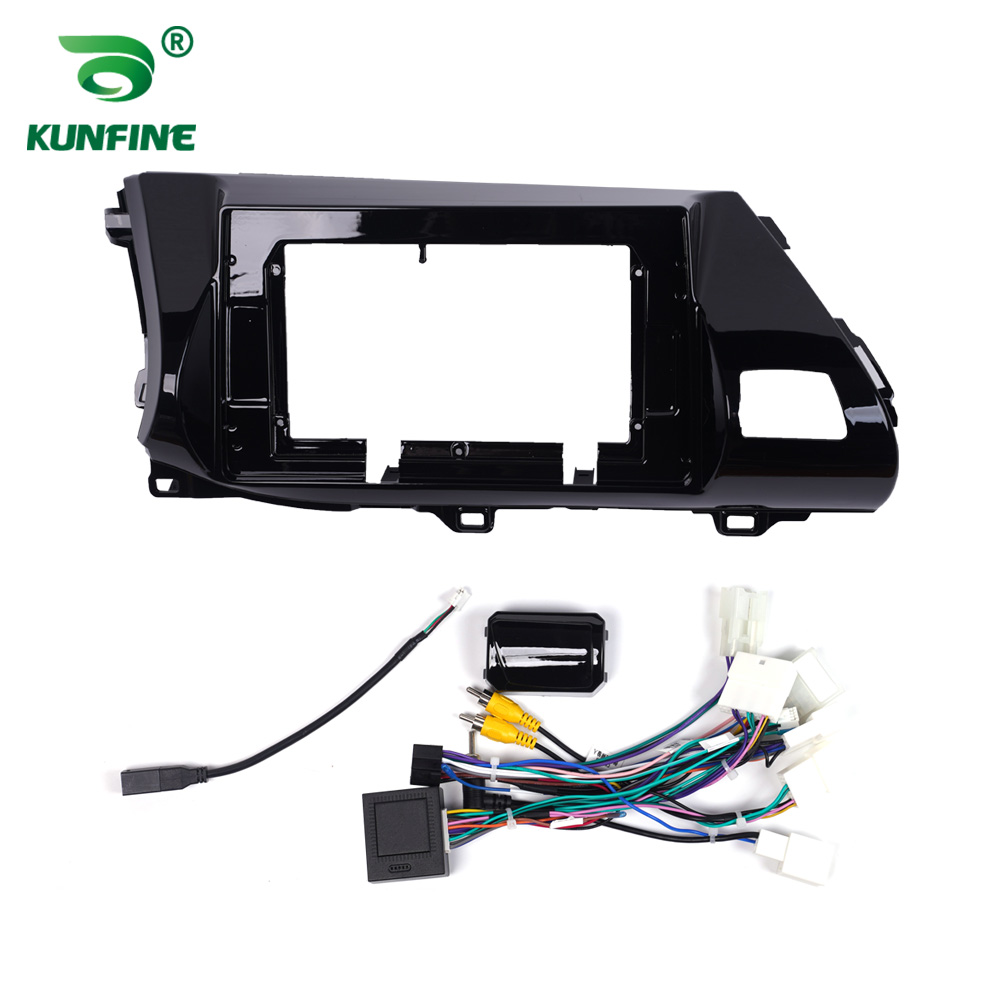 Car GPS Navigation Stereo For Toyota Hilux RHD LHD Radio Fascias Panel Frame Fit 2Din 10 inch In Dash headunit screen