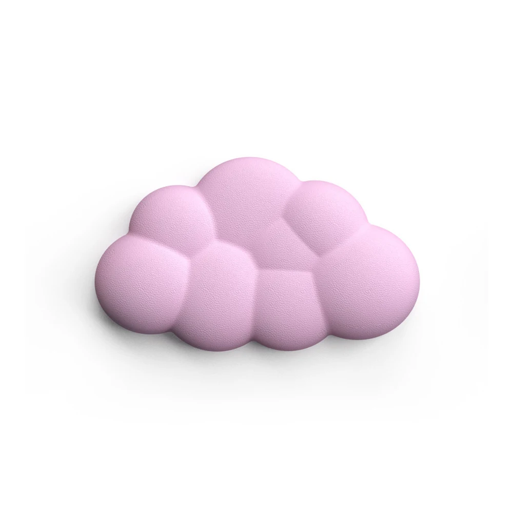 Mauspad mit Handgelenkauflage, Tastatur, Wolke, rutschfest, für den Schreibtisch, Büro, Gamer, Maus, Handgelenkauflage, ergonomisch, bequem, weiche Handgelenkauflage: HIMMELBLAU