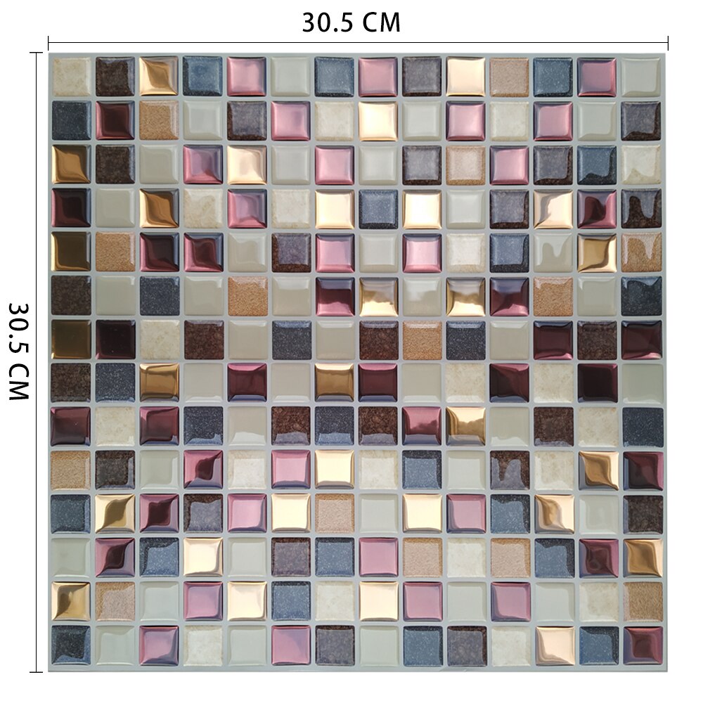 Fancy tiles Morocco Peel and Stick Backsplash Tile 12x12 Inch Self Adhesive Wall Sticker Kitchen: MSSB-S51