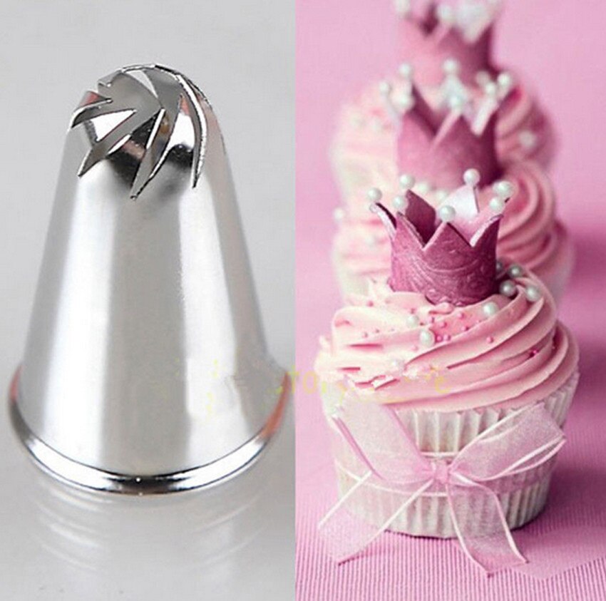 Roestvrij Staal Diy Bloem Spiraal Icing Piping Nozzle Tips Fondant Sugar Ambachtelijke Decorating Tool