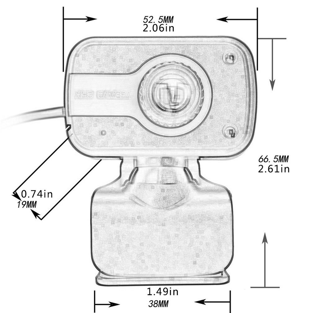 V3 Usb Camera Drive Video Web Camera Clip Camera Computer Webcam Met Microfoon Video-oproep Camera 'S