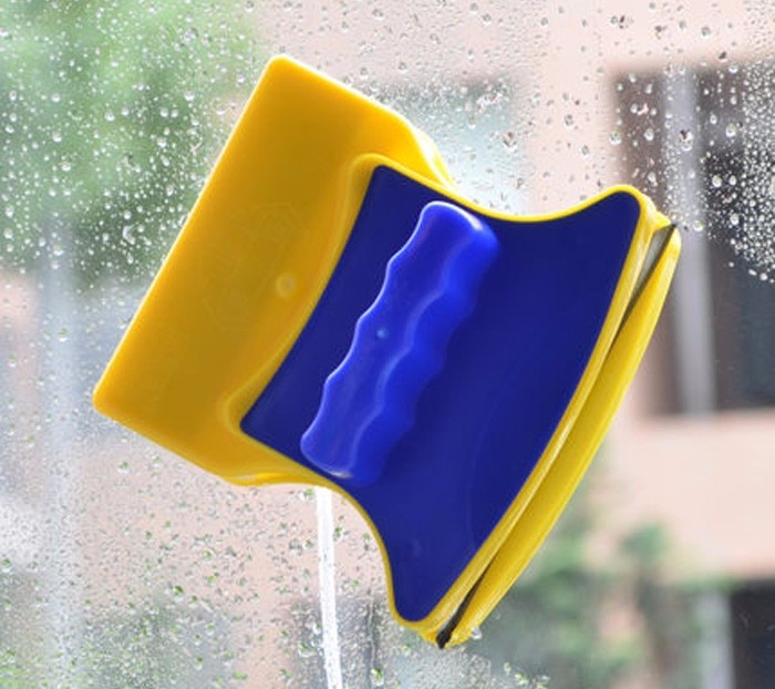 Magnetische Handige Window Dual-Zijdig Glas Wiper Cleaner Reinigingsborstel Pad Schraper Window Cleaning Borstels Huishoudelijke