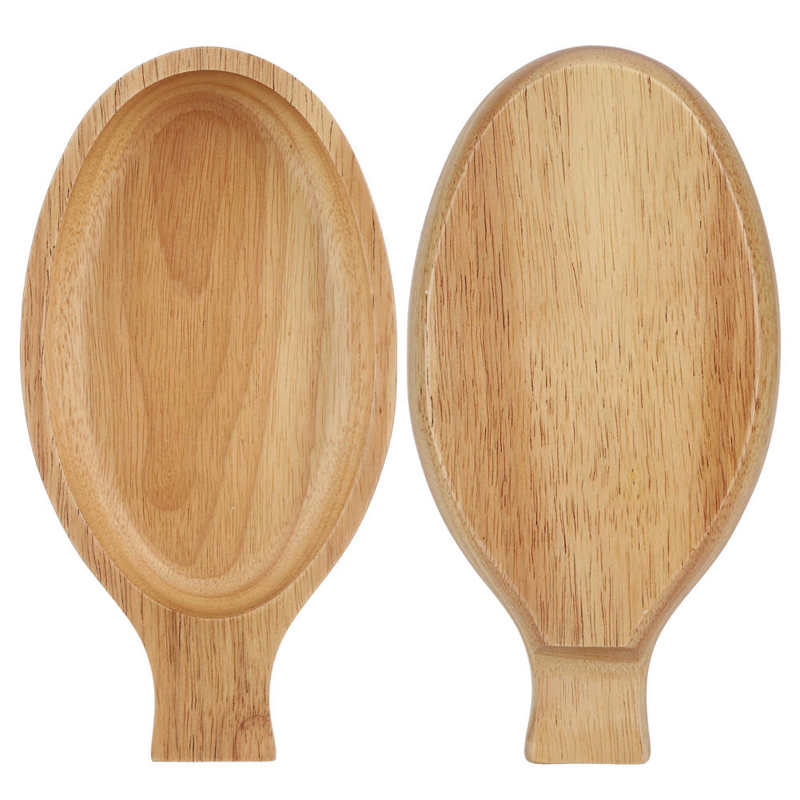 Plato de madera con forma de pez, 9,4x4,9x1,4 pulgadas, para comida, cafetería, para el hogar