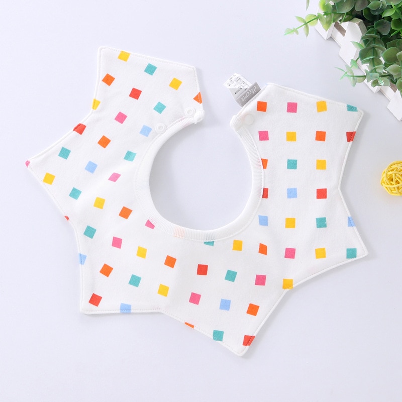 Cartoon Slabbers Katoen Waterdicht Doek Slabbetjes Speeksel Handdoek Draaiende Baby Babador Voeden Kiel Infant Burp Doeken Bandana Slabbetjes