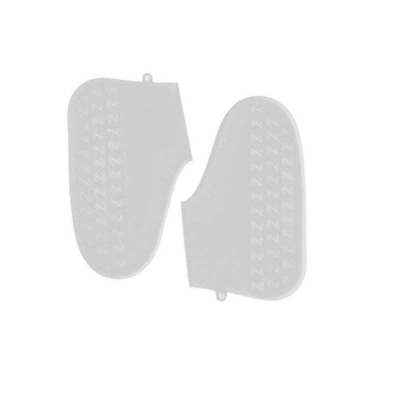 Reusable Elastic Silicone Overshoes Waterproof Shoe Cover Non-Slip Rain Socks Shoe Protectors Unisex Shoes Outdoor Protection: White / L