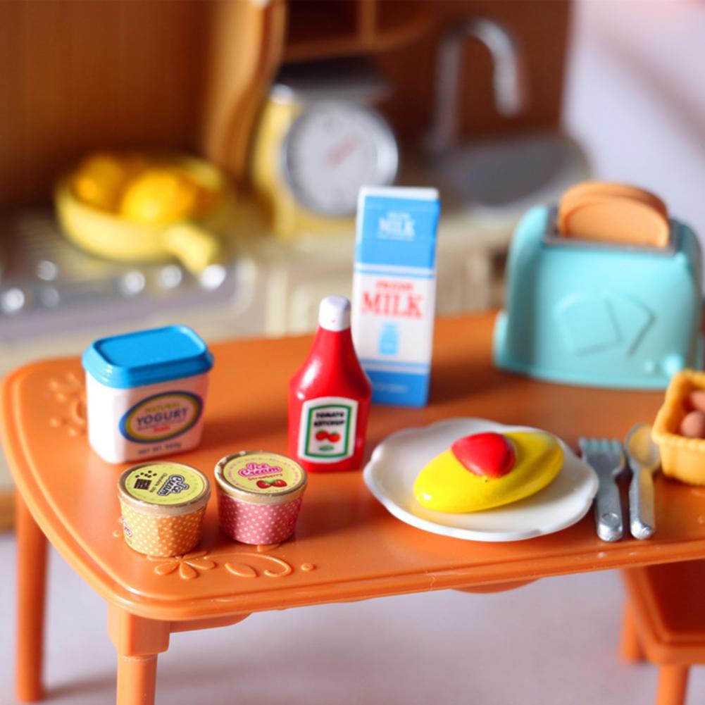 5 Pcs Miniatuur Speelgoed Multi-Gebruik Handgemaakte Plastic Miniatuur Speelgoed Display Voor Thuis