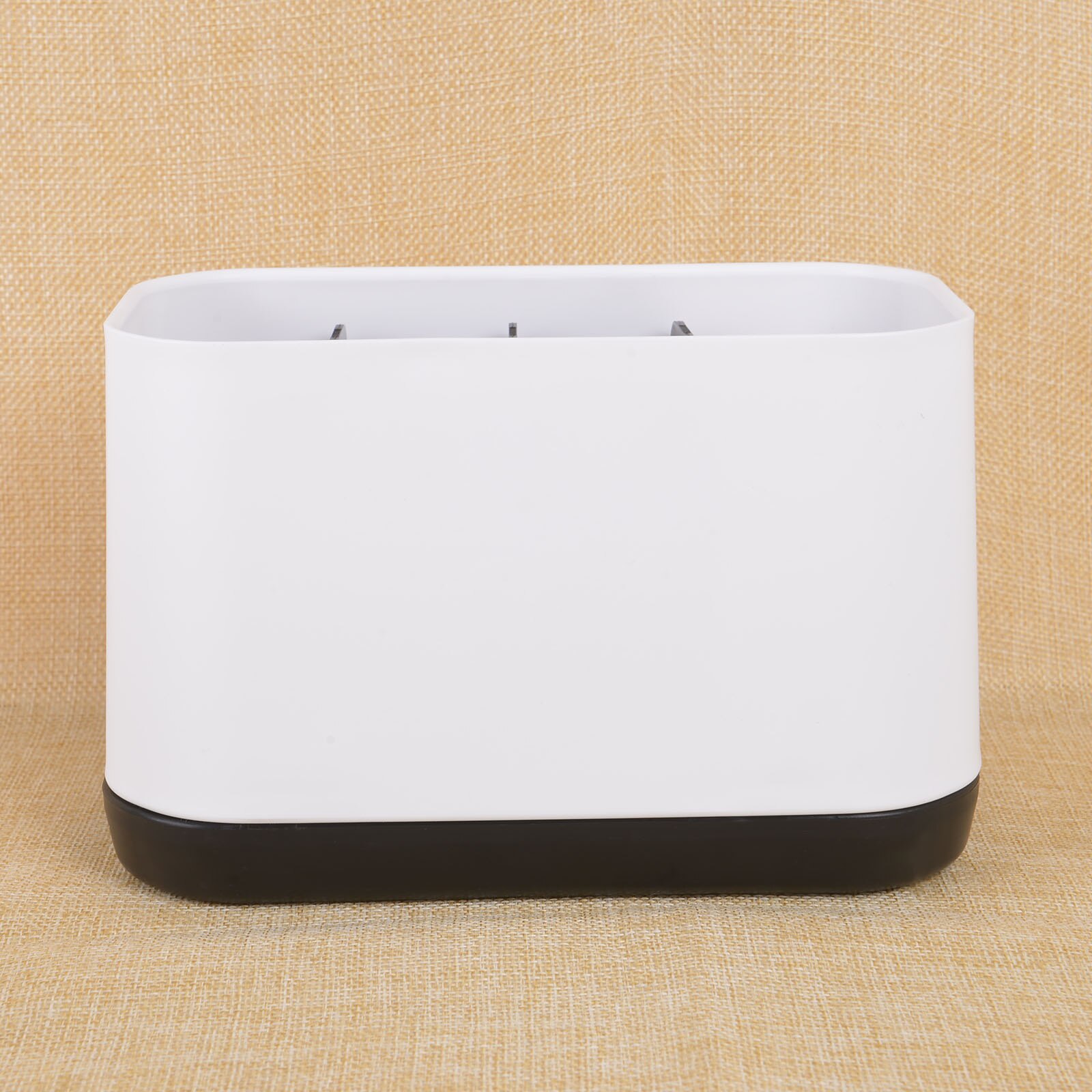 Escurridor de cepillo de dientes eléctrico multifunción, soporte para pasta dental, estante de baño, maquinilla de afeitar, cepillo de limpieza de maquillaje, caja de almacenamiento: Negro