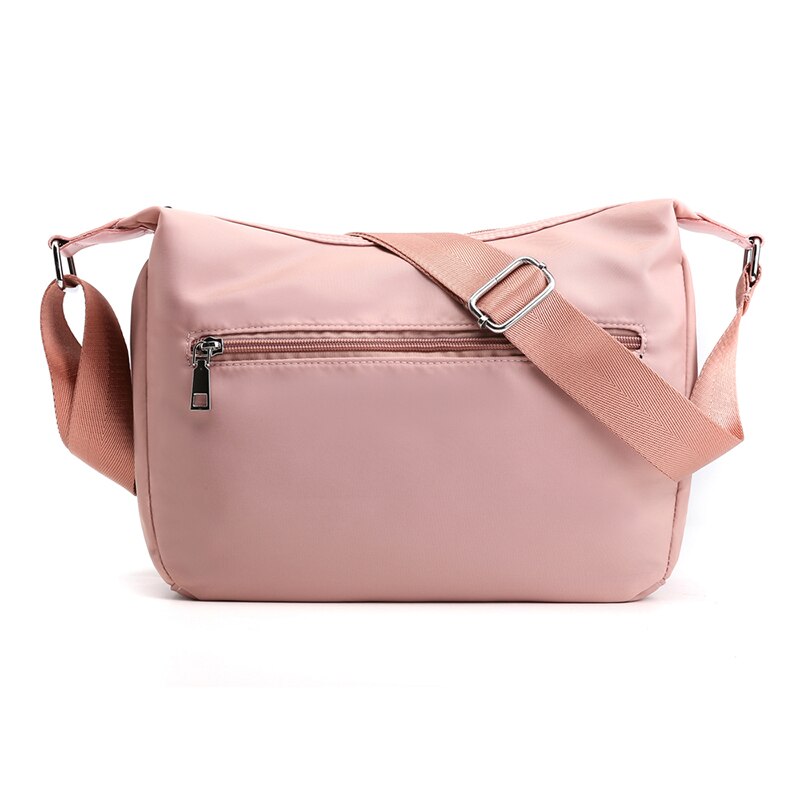 Piler femme décontracté Portable unique sac à bandoulière en Nylon dames Mini fermeture éclair sacs à bandoulière petit sac à rabat carré sacs à main de messager