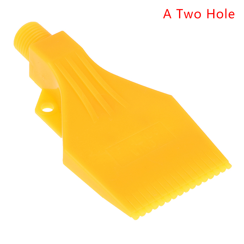 Nozzle ABS Air Knife Nozzle Air Compressed Drying Nozzle Air Blower Wind Jet Nozzle: WHITE