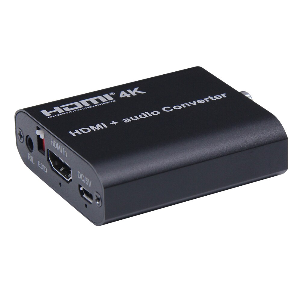 UHD 4 k HDMI audio extractor splitter HDMI ARC adapter HDMI naar SPDIF 5.1 Kanaals + L/R met EDID, ARC functies