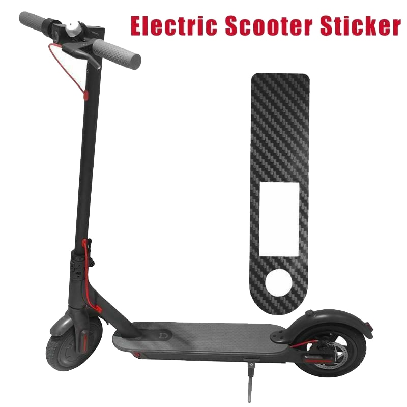 Autocollant Scooter électrique fibre de carbone imperméable anti-dérapant Film protecteur pour Xiaomi Mijia M365 Pro Scooter accessoires: Default Title