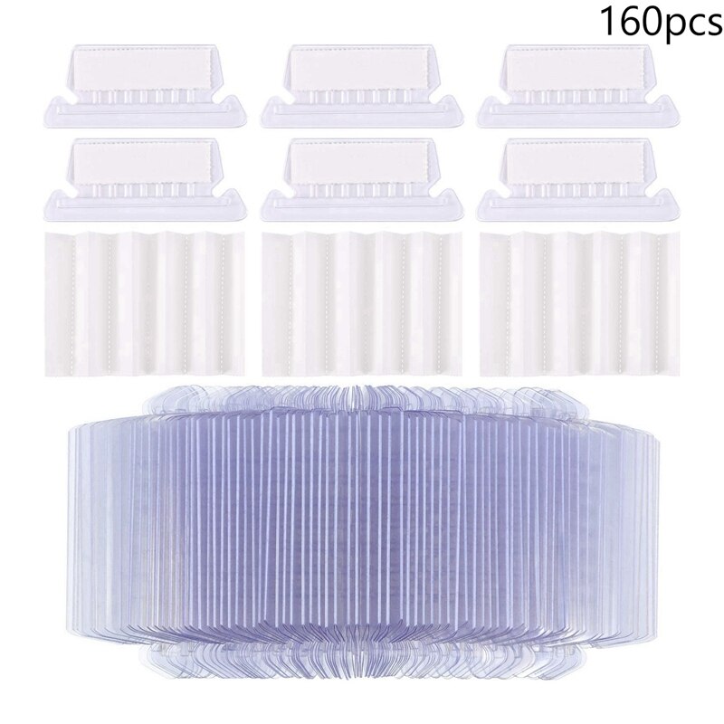 160 Sets 2 Inch Hanging Folder Tabs and Inserts for Quick Identification of Hanging Files Hanging File InsertsHanging