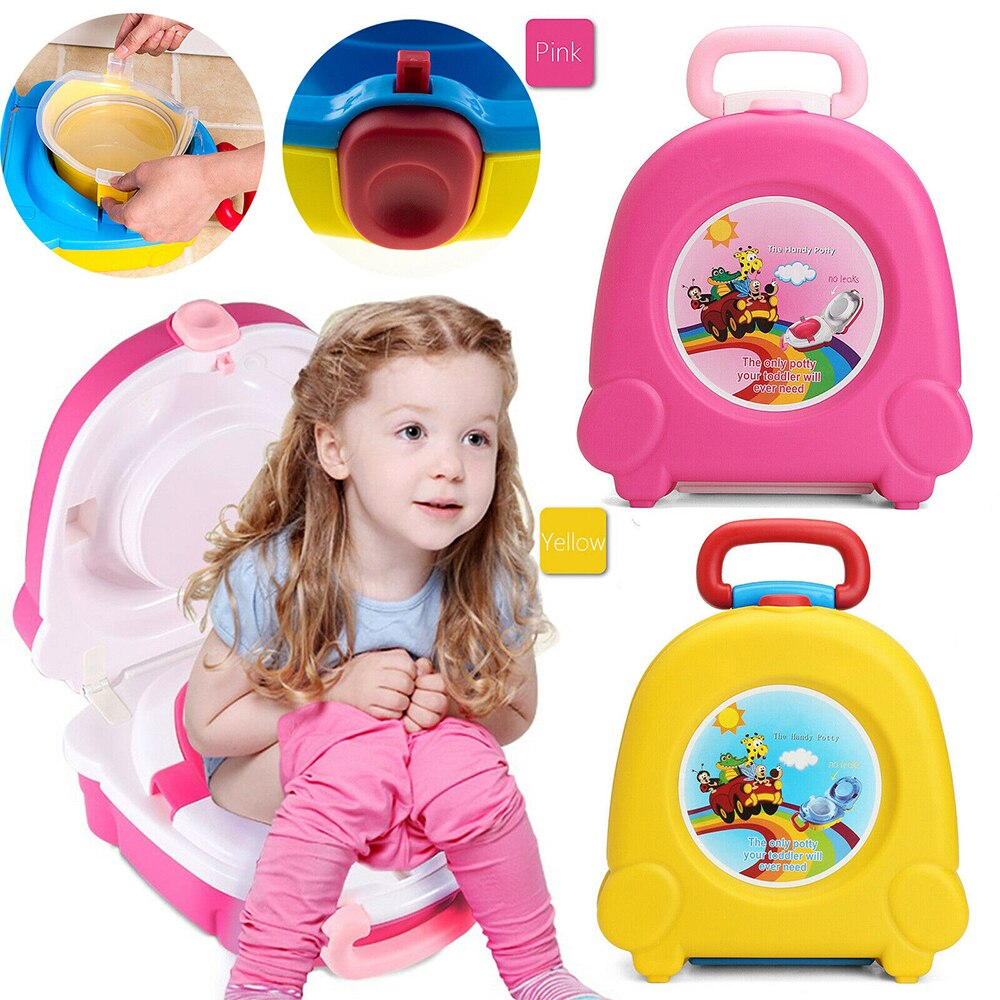 Draagbare Baby Potje Multifunctionele Baby Wc Cartoon Potje Pot Training Meisjes Jongen Potje Kids Stoel Toiletbril Kinderen Pot