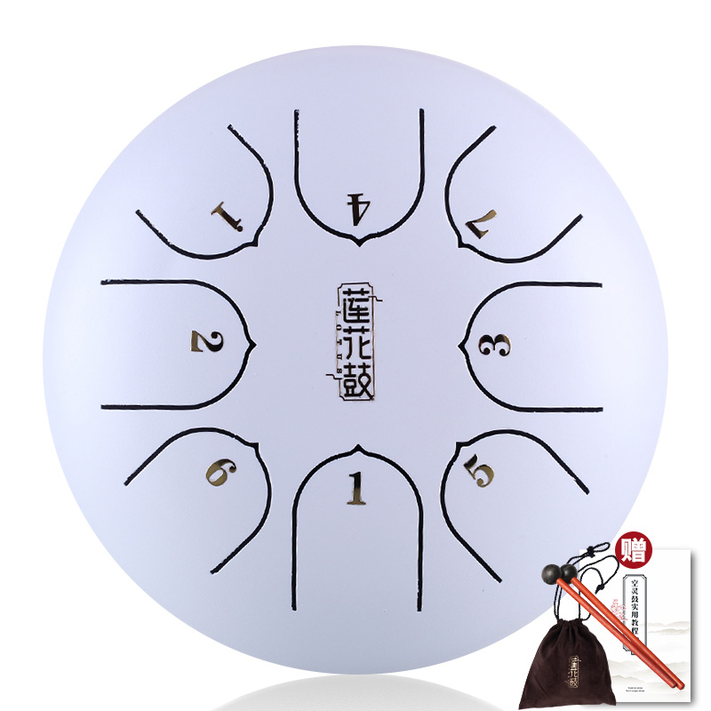 Steel Tongue Drum Tambour Handpan à 6 Pouces 8 Tons Clé en C Kit Steel Tongue Drum Tambour Handpan à 6 Pouces 8 Tons Clé en C Kit