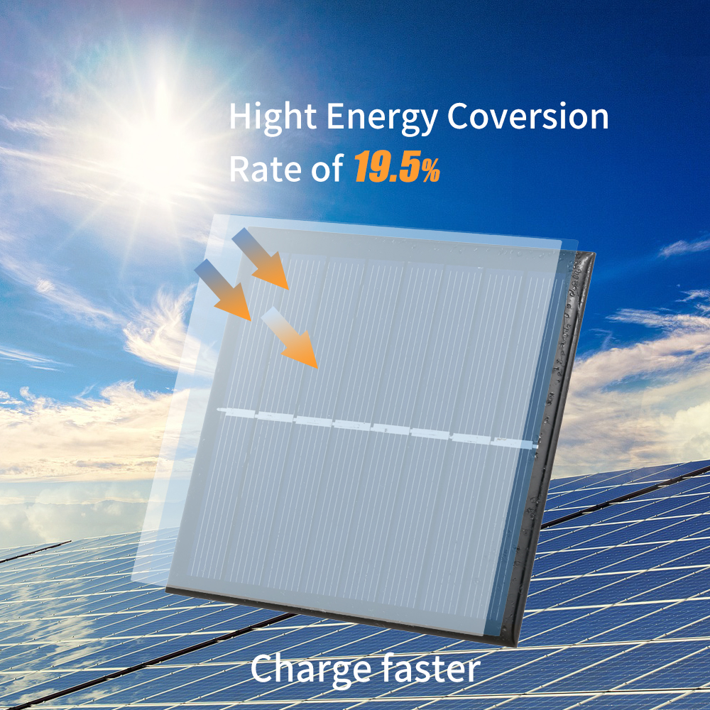 1 W/4 V Solar Charger Voor 1.2V Aa Oplaadbare Batterij Polykristallijne Epoxy Zonnepaneel Portable Solar Batterij lader
