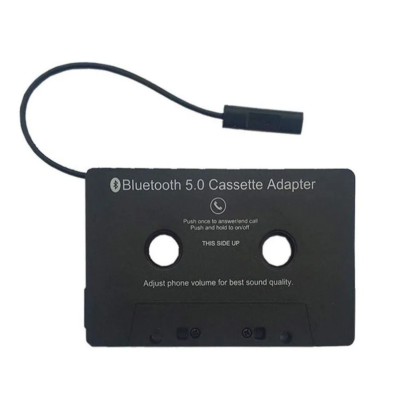 Bluetooth 5,0 Auto Audio Stereo Kassette Fahrzeug Bluetooth Band Konverter Kassette Player Auto MP3 Freisprecheinrichtung Telefonbuch Für Iphone: WHITE