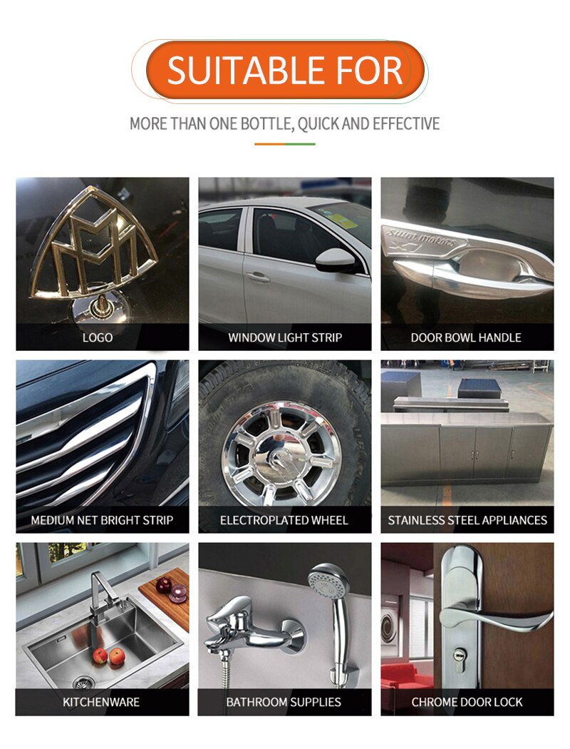 Converter Rust Remover Rust Prevention HGKJ-23-20ml Chrome Plate Retreading Car Wash Maintenance