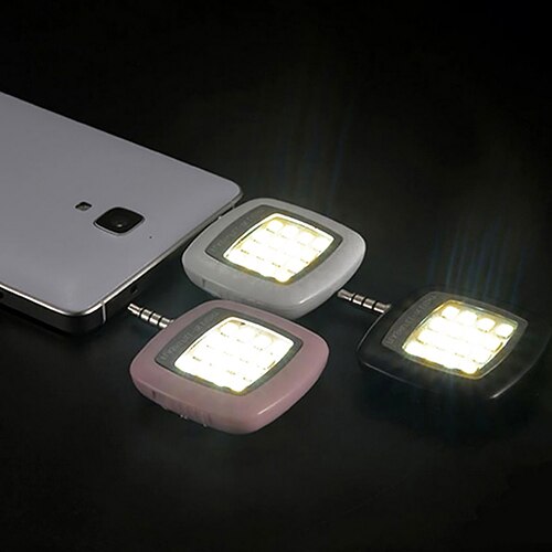 Mini Portable Fill-in LED Flash Selfie Light Sync Flash for Photography Smart Phone