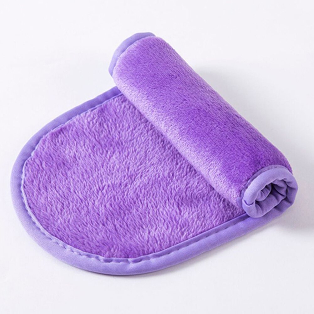 Serviettes en microfibre réutilisables respirant couleur unie démaquillant serviette visage lingette serviette séchage rapide essuie-mains outil de nettoyage
