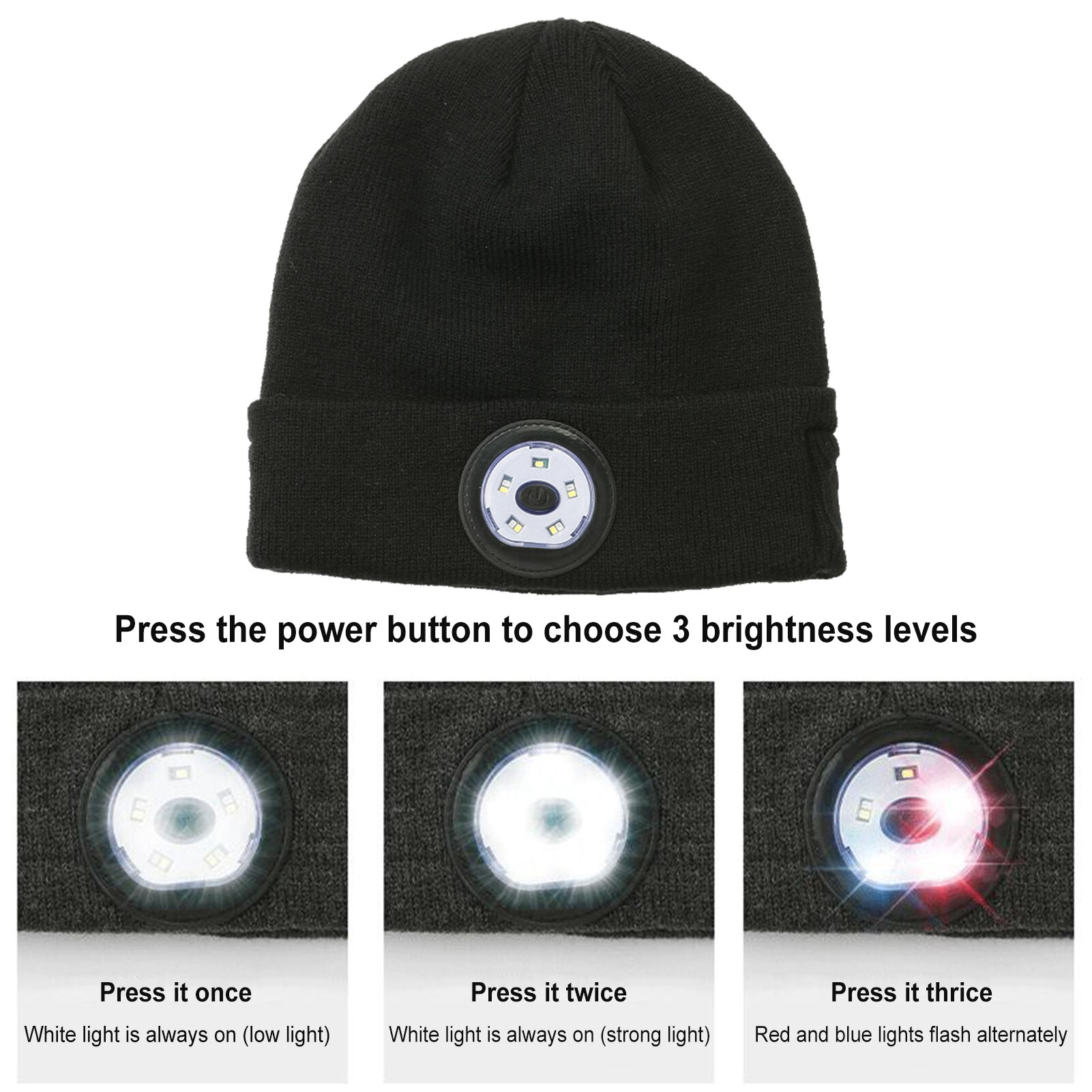 Bluetooth Beanie Hoed Voor Bluetooth Hoed Met Ingebouwde Draadloze Hoofdtelefoon Met Licht Muzikale Muts Met Hoofdtelefoon