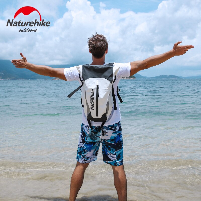 Naturehike 30L Waterproof Bag Ultralight Shoulder Carrying Packs Dry Backpack Outdoor Leisure Bag For Drifting Surfing Swimming