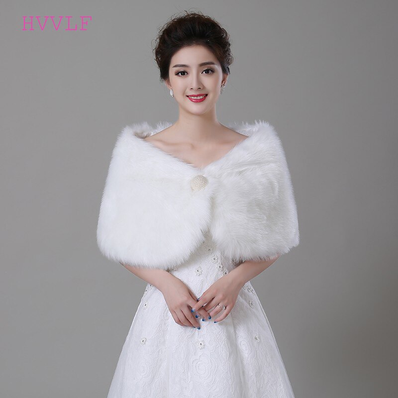 Veste en fausse fourrure de mariage, châle en fausse fourrure, écharpe cache-épaule, boléro manteau, couverture de châle de mariage de mariée, accessoires de mariage