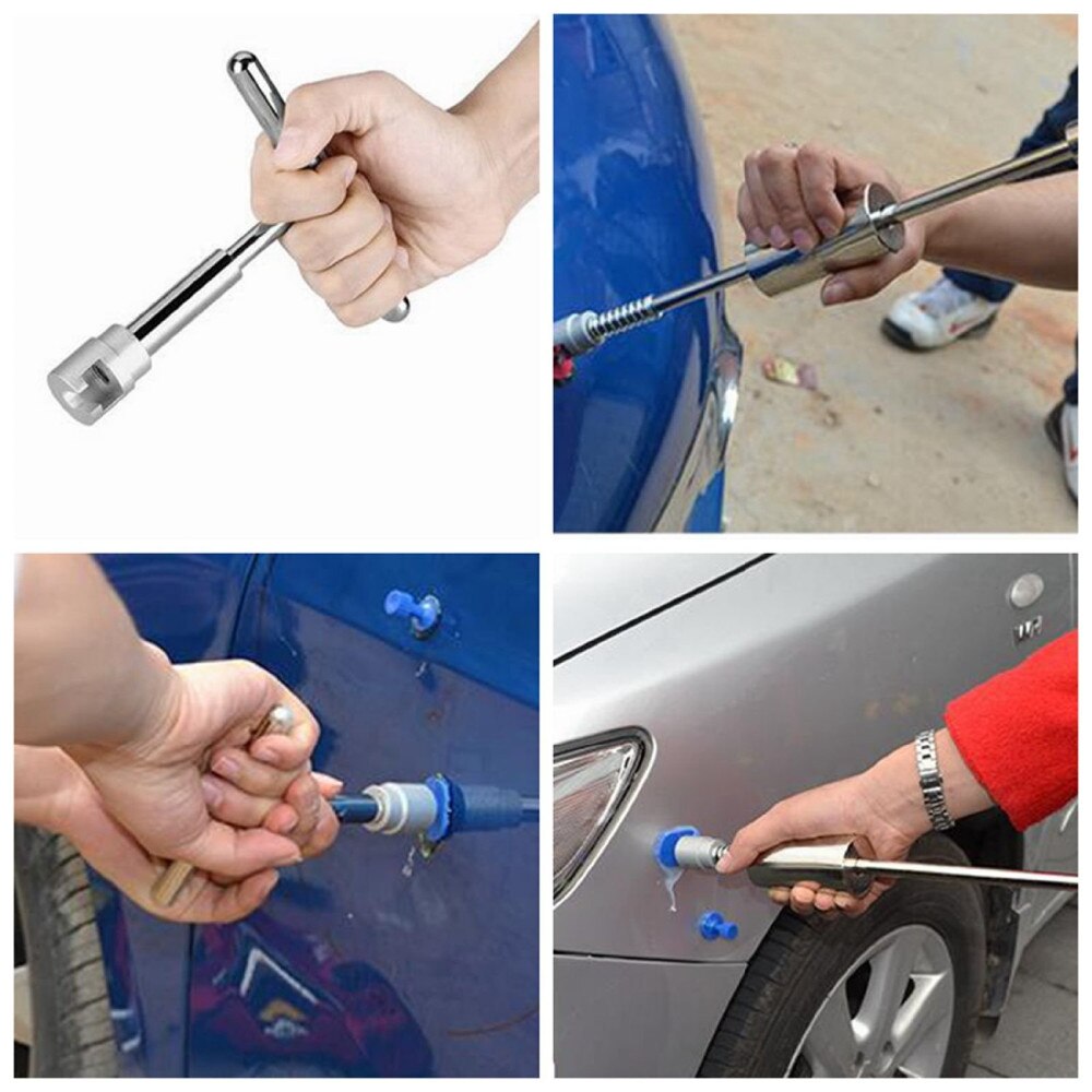 Heavy Duty tools car dent slide hammer Auto Dent Repair Dent Remover - T bar 2 in 1 Dent Puller Hammer 24x pulling tabs