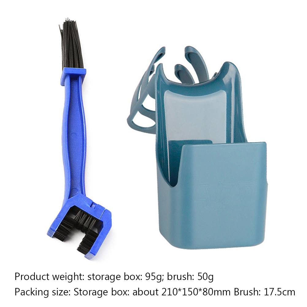 Bicicleta Cadeia Cleaner Manutenção Ferramentas, Motocicleta Road Bike Brush Wash, Bicicleta Limpeza Tool Kit, Ciclismo Cadeia Cleaner: ROXO