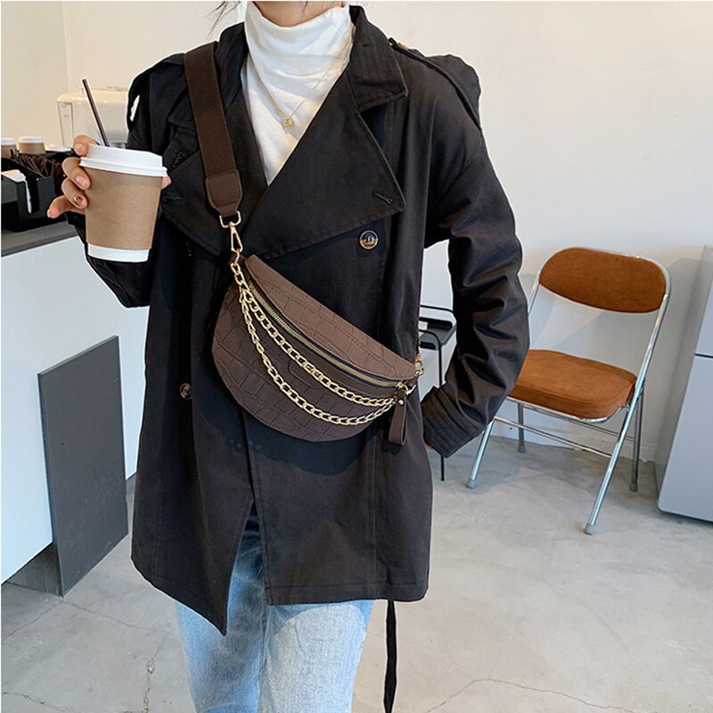 Chain MINI Stone Parrten Crossbody Bags For Women Winter Shoulder Handbags Female Travel Branded Trending Hand Bag