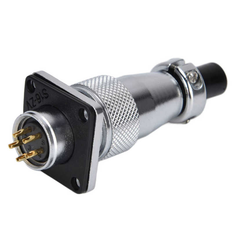 WS16 Female Socket Connector Male Plug Female Socket Connector High Temperature Resistance for Plug Socket