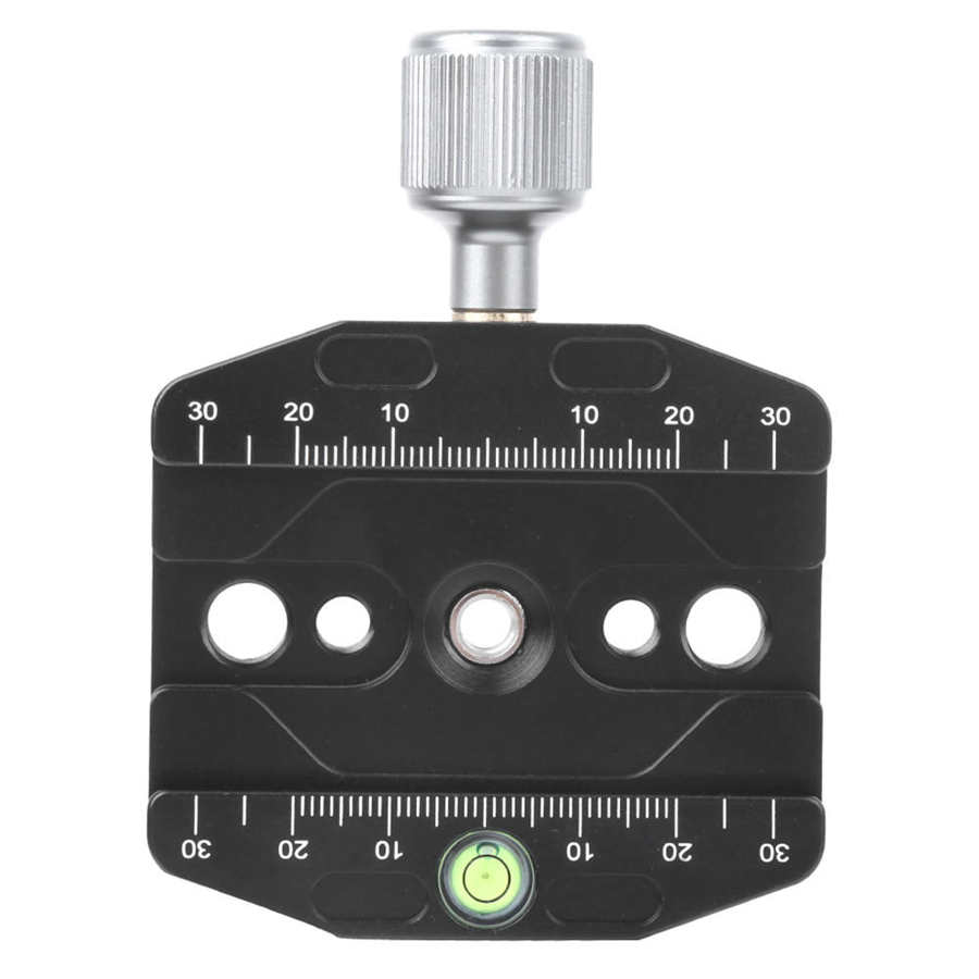 Camera Quick Release 70Mm Aluminium Quick Release Plaat Klem Met 1/4 In 3/8 In Schroefgaten Statief Monopod