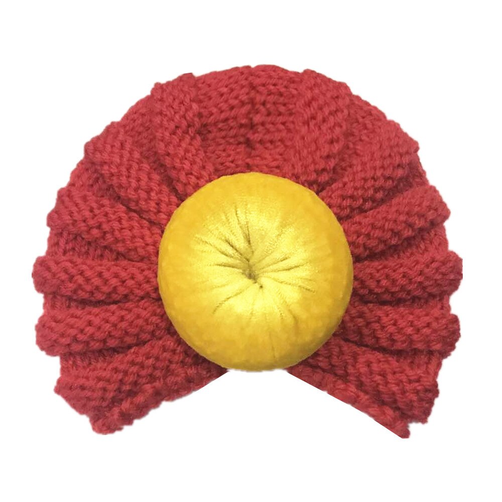 freundlicher nette Hütte Baby feste farbe Krapfen Wolle Hütte Europäischen und Amerikanischen jungen und mädchen zur Seite fahren elastische Hütte: 10