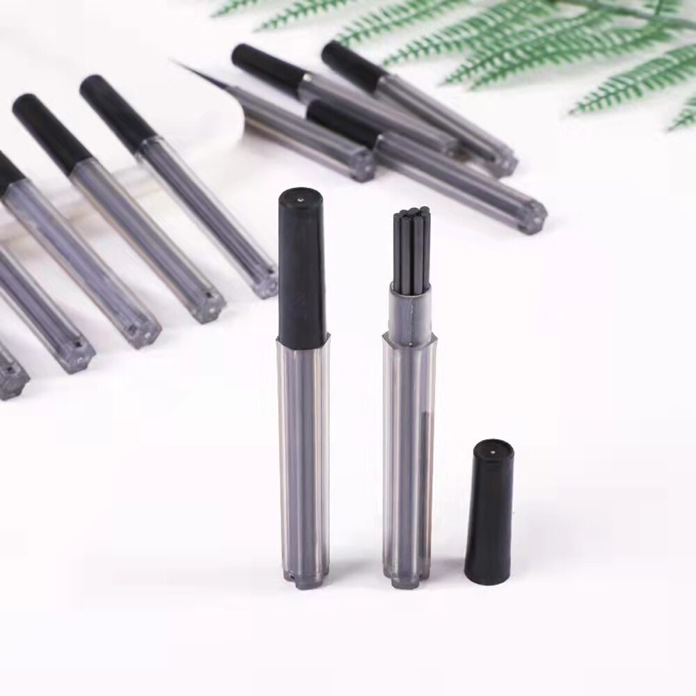 Mechanical Pencil 2.0mm Writing Point Automatic Pencil Drawing Painting Pencil Black Refills School Office Stationery