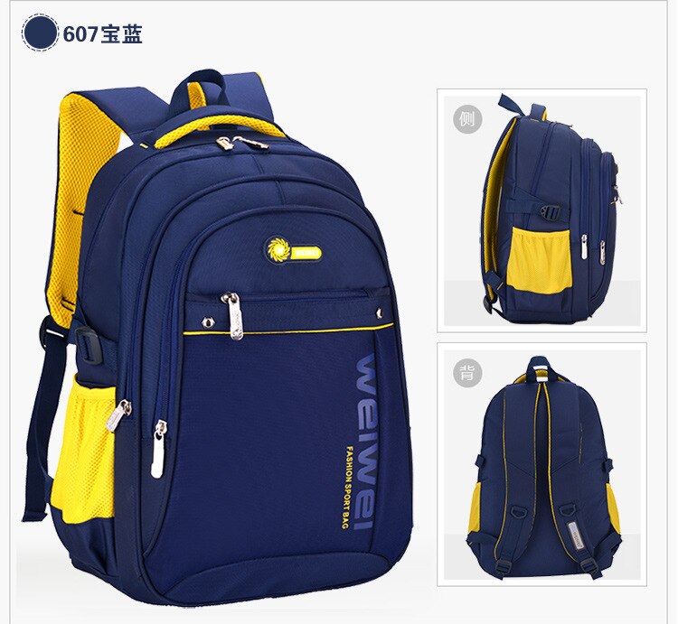 Sac à dos pour enfants, cartable pour garçons et filles, cartable pour les enfants du primaire, cartable pour les enfants,: bule