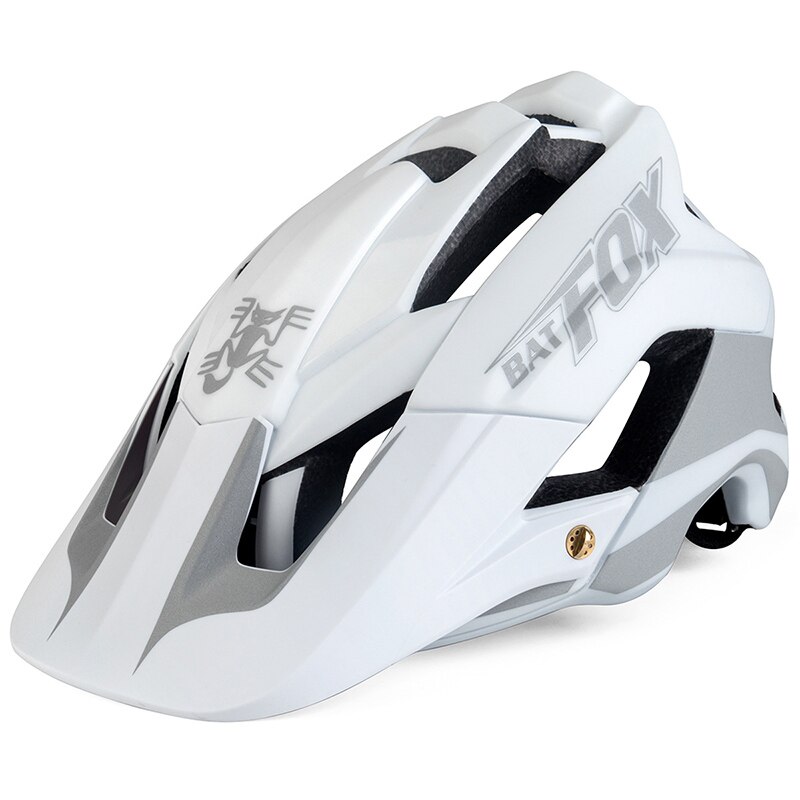 BATFOX Bike Helmet Night Reflective Cycling Helmet MTB Casco Bicicleta MTB Bicycle Helmet Capacete Ciclismo Cycle helmets: M776-White-4