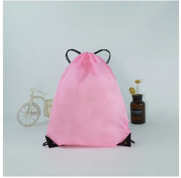 Waterdichte Sport Sporttas Trekkoord Zak Sport Fitness Reizen Outdoor Rugzak Boodschappentassen Zwemmen Basketbal Yoga Tassen: plum