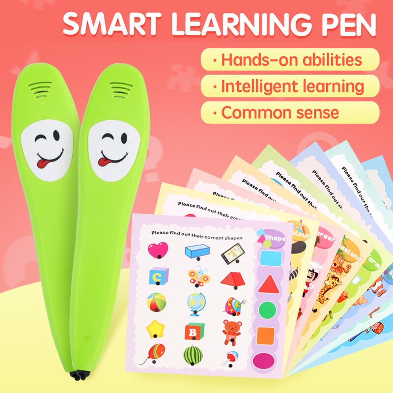 Electronic Smart Logic Learning Pen Phonetic Learning Parent Child Interaction Pen Book Toys AN88: Default Title