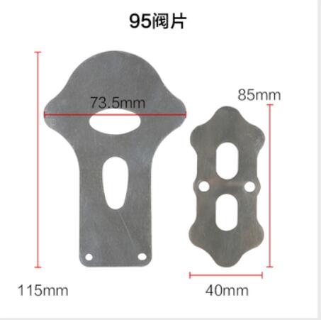 Cast Steel Air Compressor Valve Plate Fitting Set: Yellow