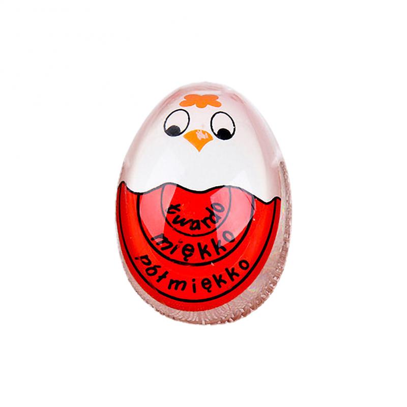 1 Stück Eier, gekochte Gadgets für Dekor, Utensilien, Küchentimer, Kochtimer, Bar, Kochen, lecker, weich, hartgekocht, Küchenzubehör: Rot