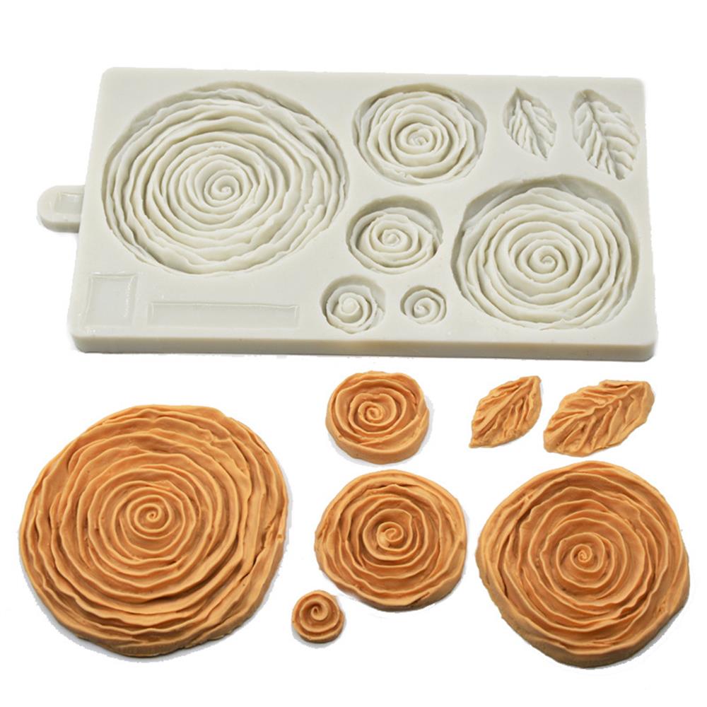 Rozenpatroon veilige bakvorm siliconen cakevorm taartfondantvorm feestproduct