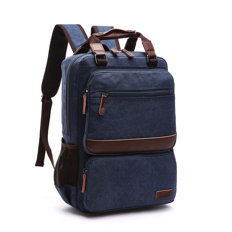 Men Laptop Backpacks Travel Backpack Multifunction Business Bag Anti Theft Canvas Male School Backpack